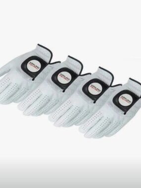 NEW 4 x Kirkland Signature Cabretta Leather Golf Gloves M/L Right Hand OPEN PACK